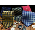 Custom Woven Tie Poly/Silk Blend